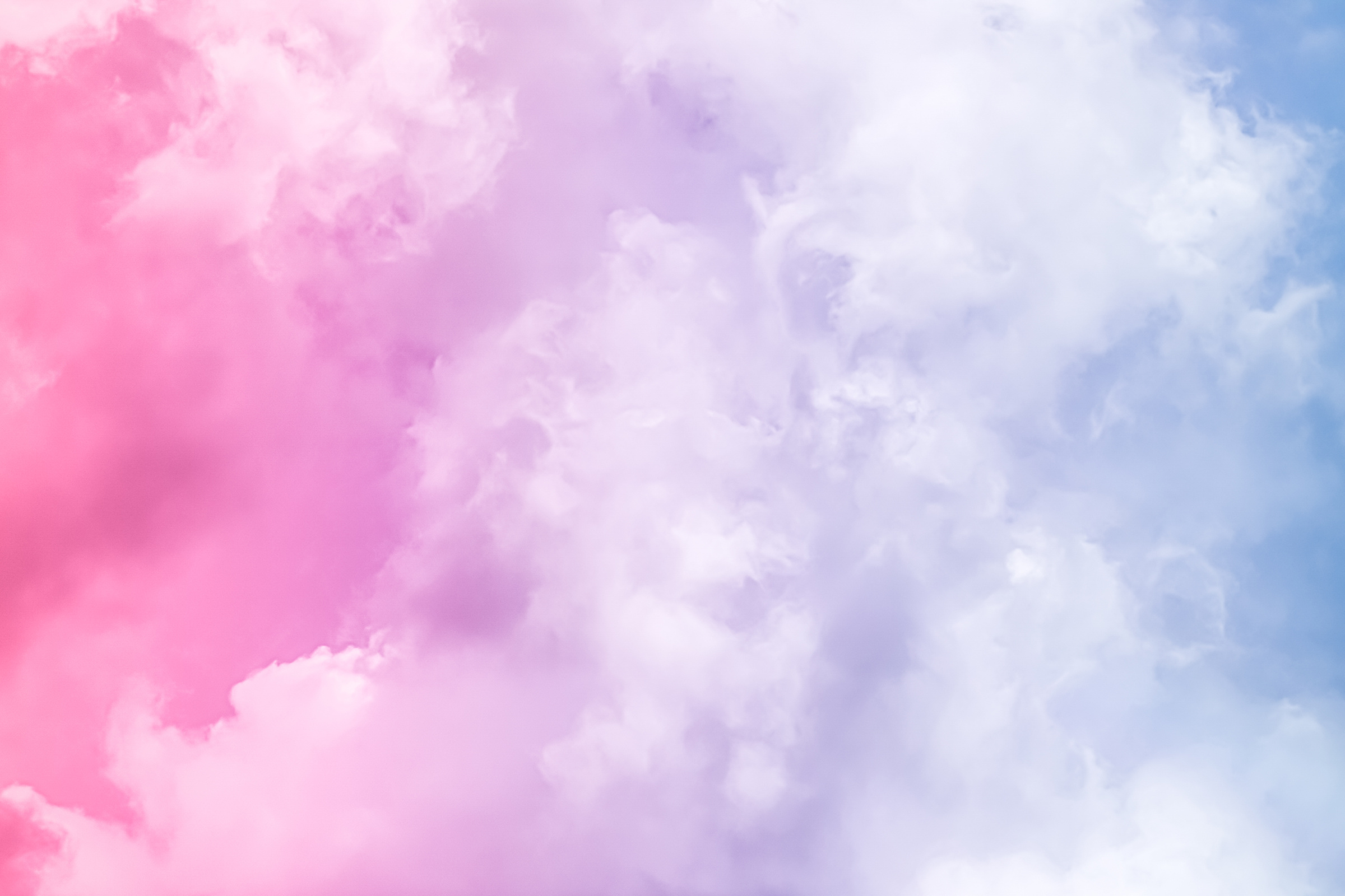 Fantasy Pink and Blue Sky, Spiritual and Nature Background